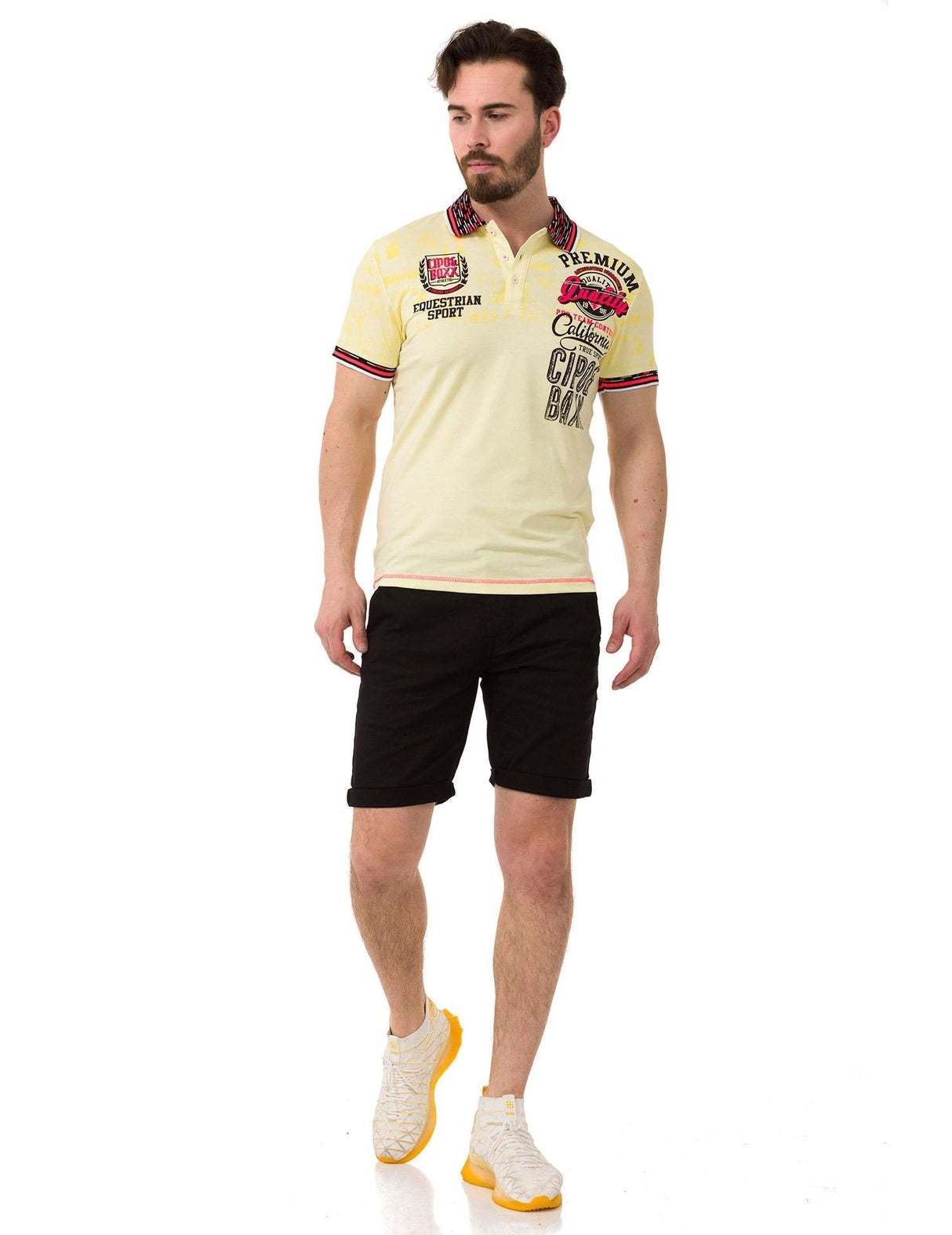 CK272 Men's Capri Shorts Casual Look