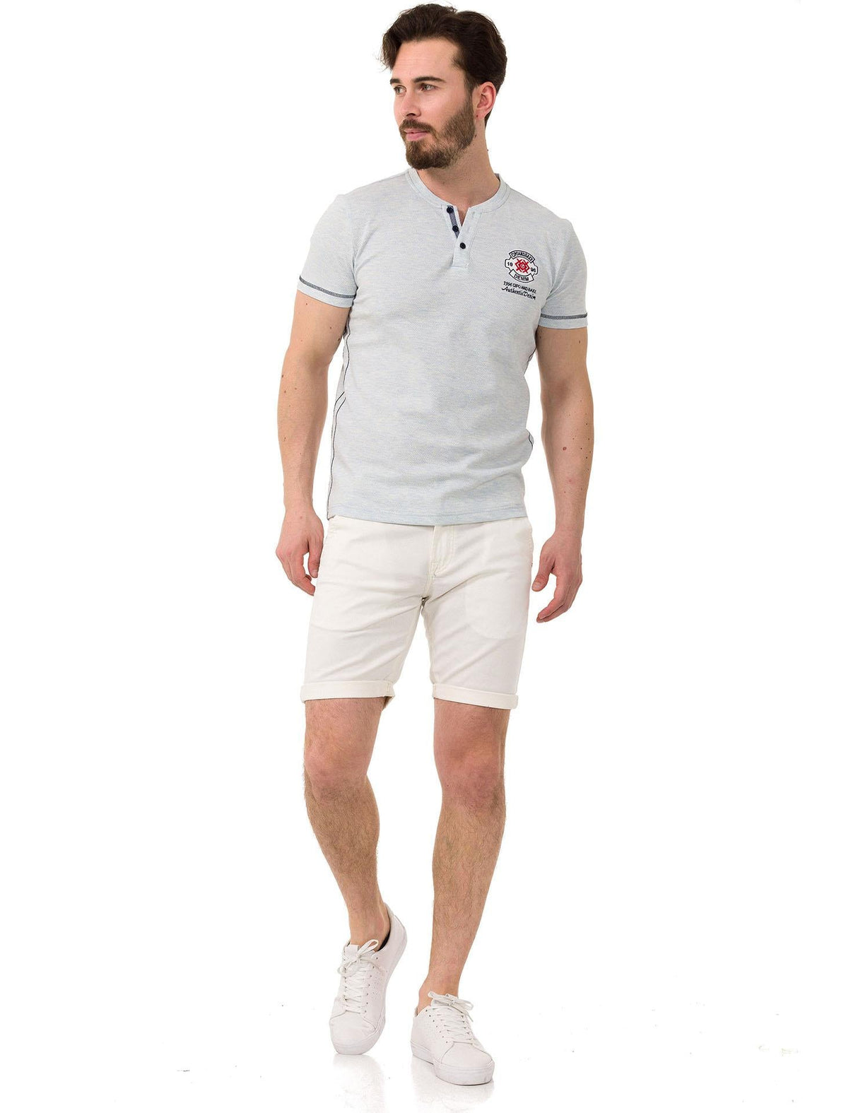 CK272 Men's Capri Shorts Casual Look