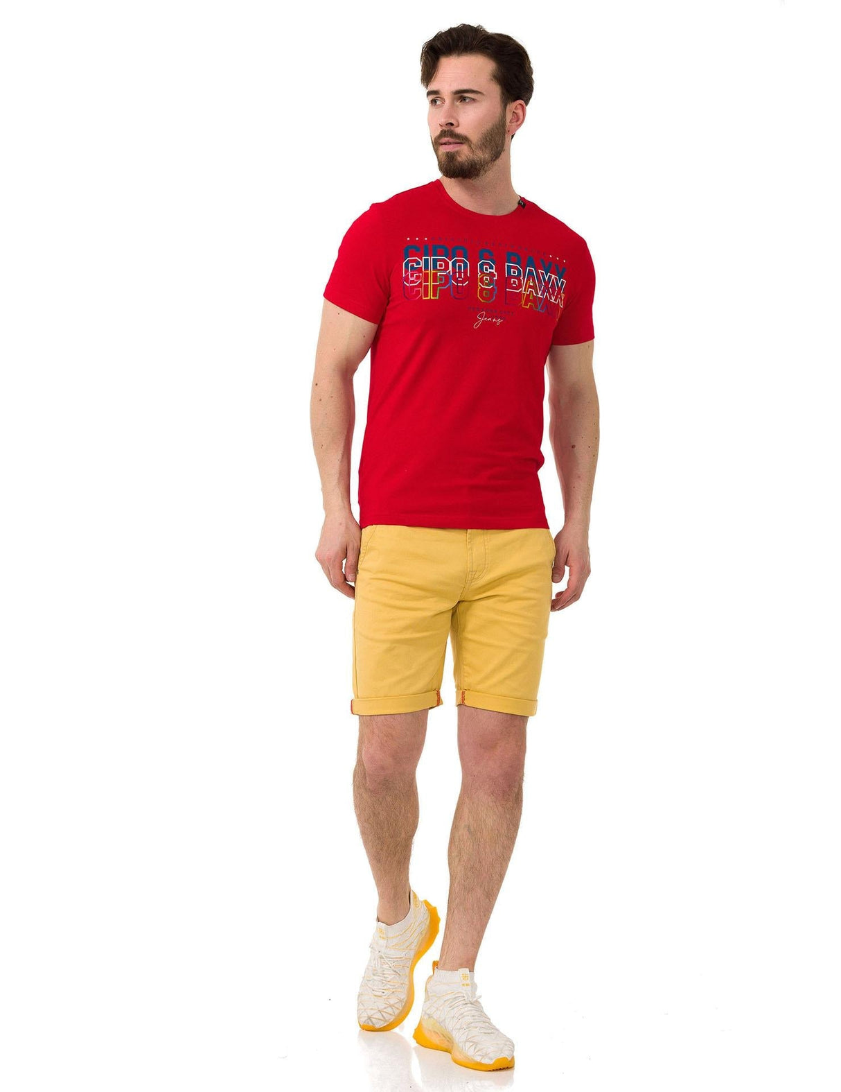 CK272 Men's Capri Shorts Casual Look