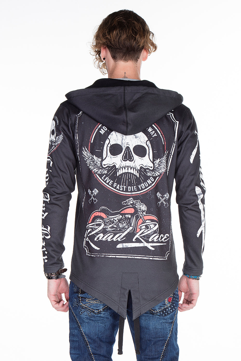 CL256 Men's Sweat Jacket with Cool Prints