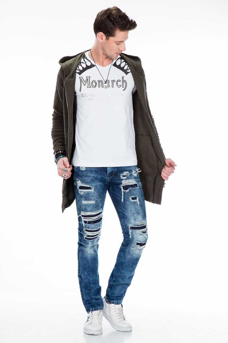 CL296 Men's Sweat Jacket with Stylish Double Zipper
