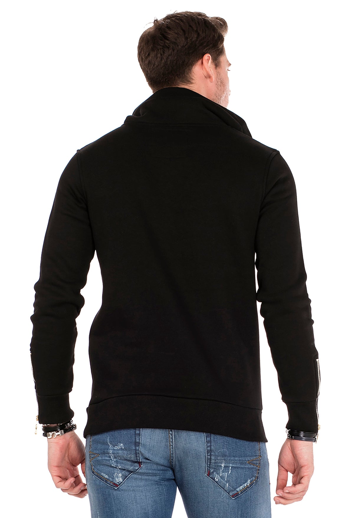 CL324 Men's Sweatshirt with Tube Collar