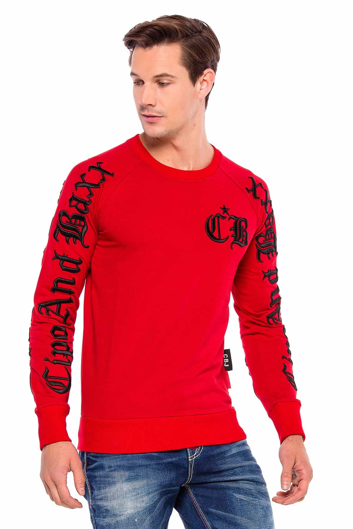 CL370 Men's Sweatshirt with Cool Embroidery