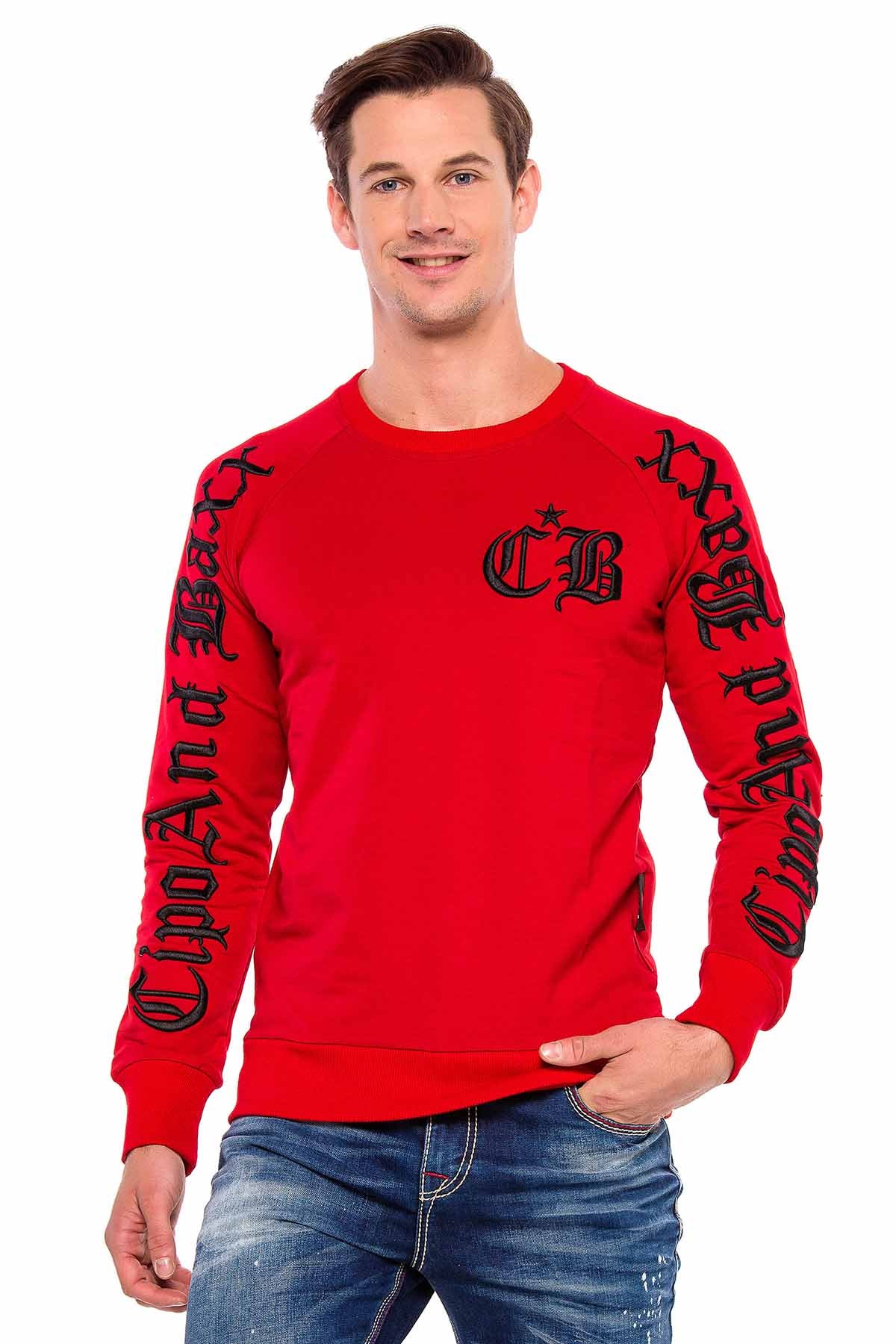 CL370 Men's Sweatshirt with Cool Embroidery