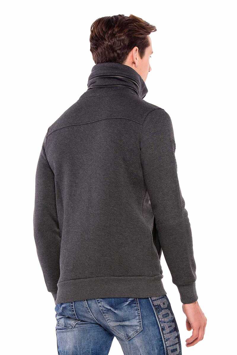 CL385 Men's High Collar Sweatshirt