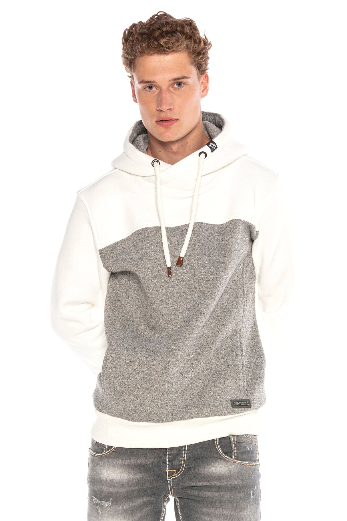 CL430 Men's Hooded Sweatshirt Color Blocking