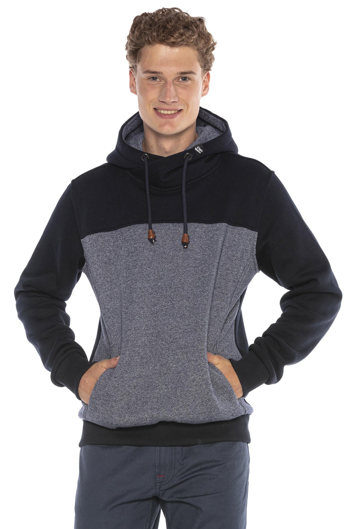 CL430 Men's Hooded Sweatshirt Color Blocking