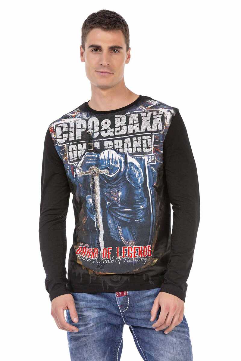 CL452 men's long-sleeved shirt with a cool look