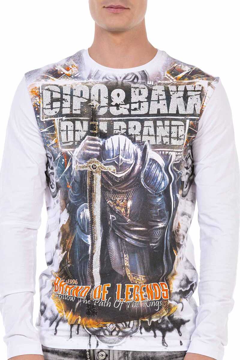 CL452 men's long-sleeved shirt with a cool look