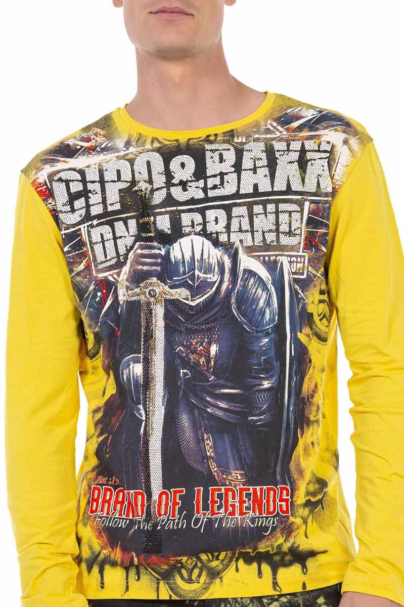 CL452 men's long-sleeved shirt with a cool look