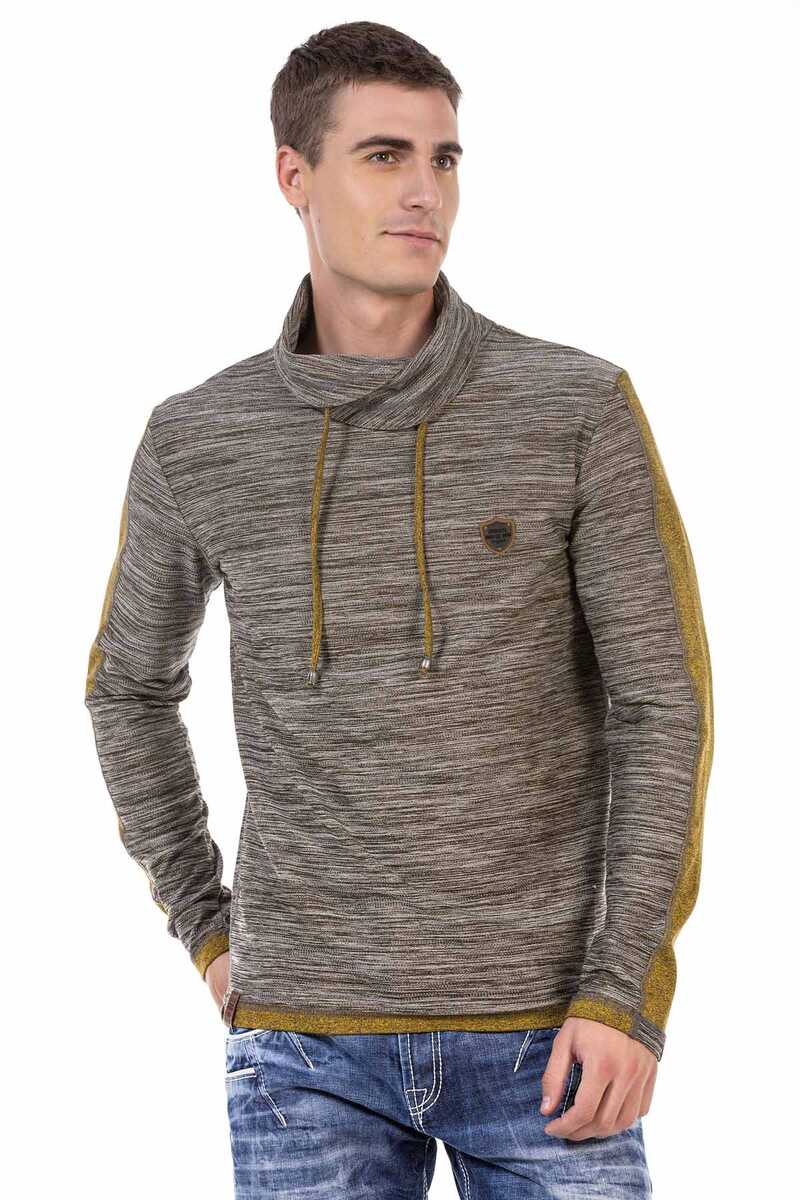 CL460 Men's sweatshirt with cozy shawl collar