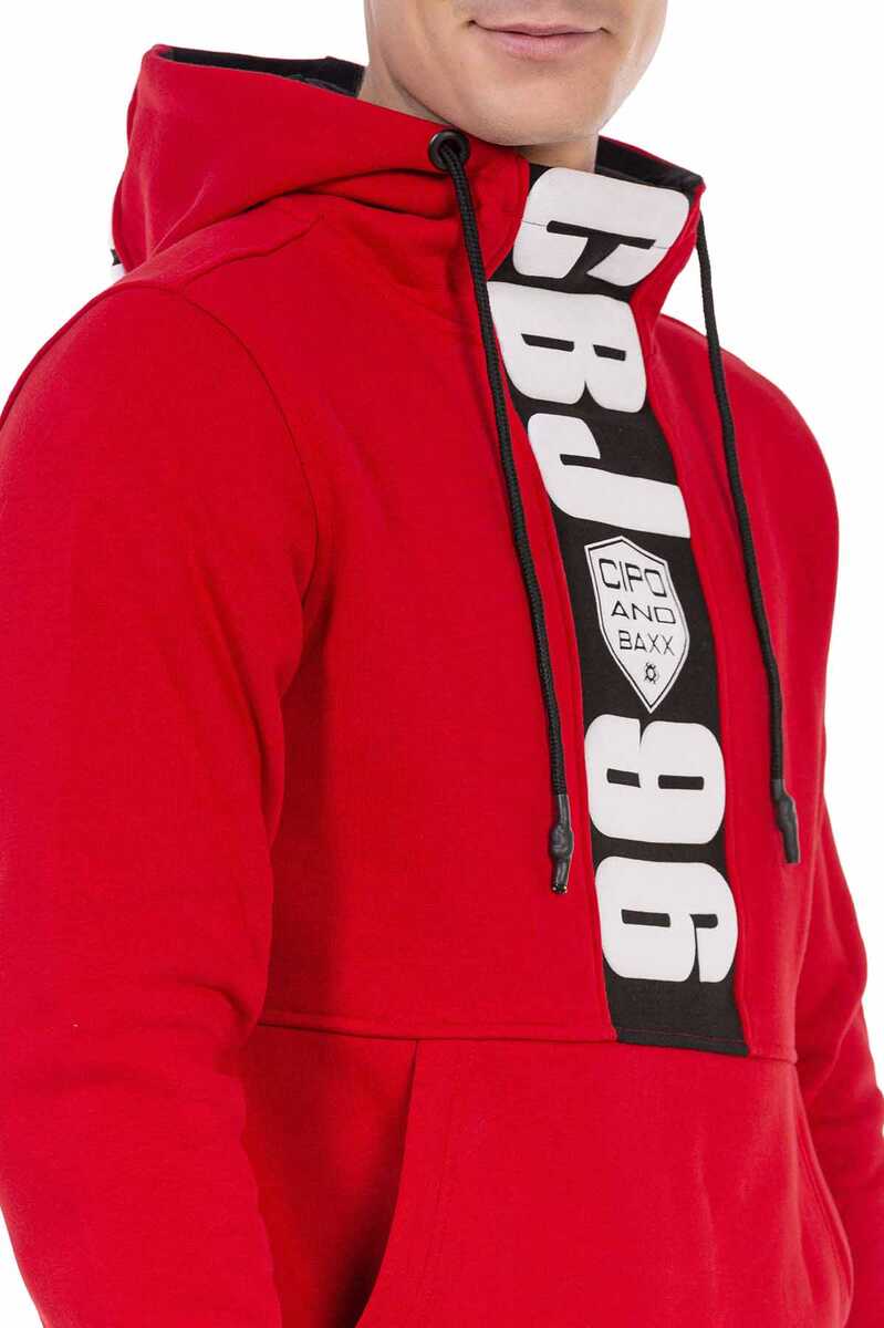 CL478 Men's hooded sweatshirt with great brand prints