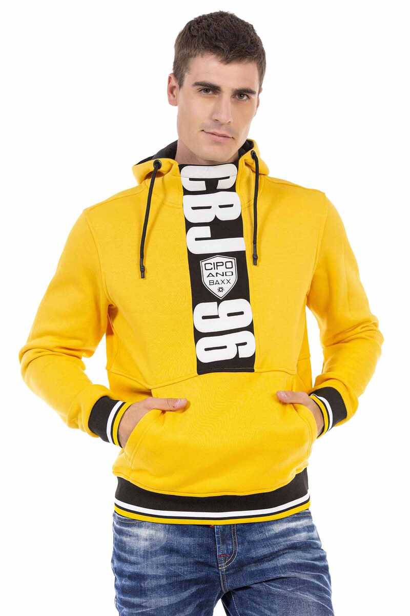 CL478 Men's hooded sweatshirt with great brand prints