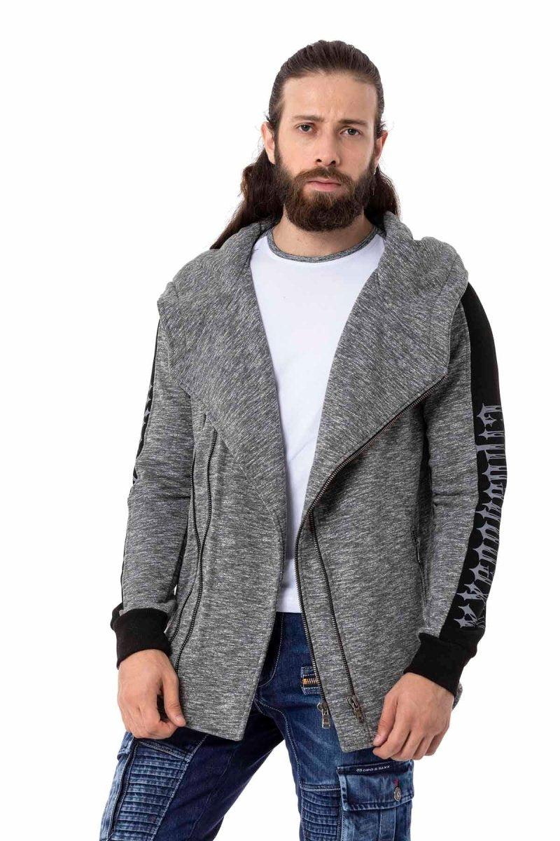 CL526 men's sweat jacket in an extravagant look