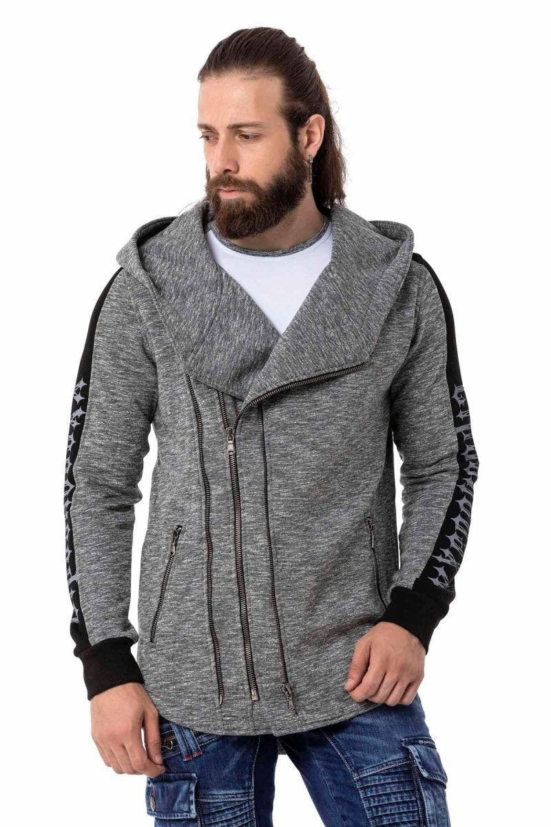 CL526 men's sweat jacket in an extravagant look