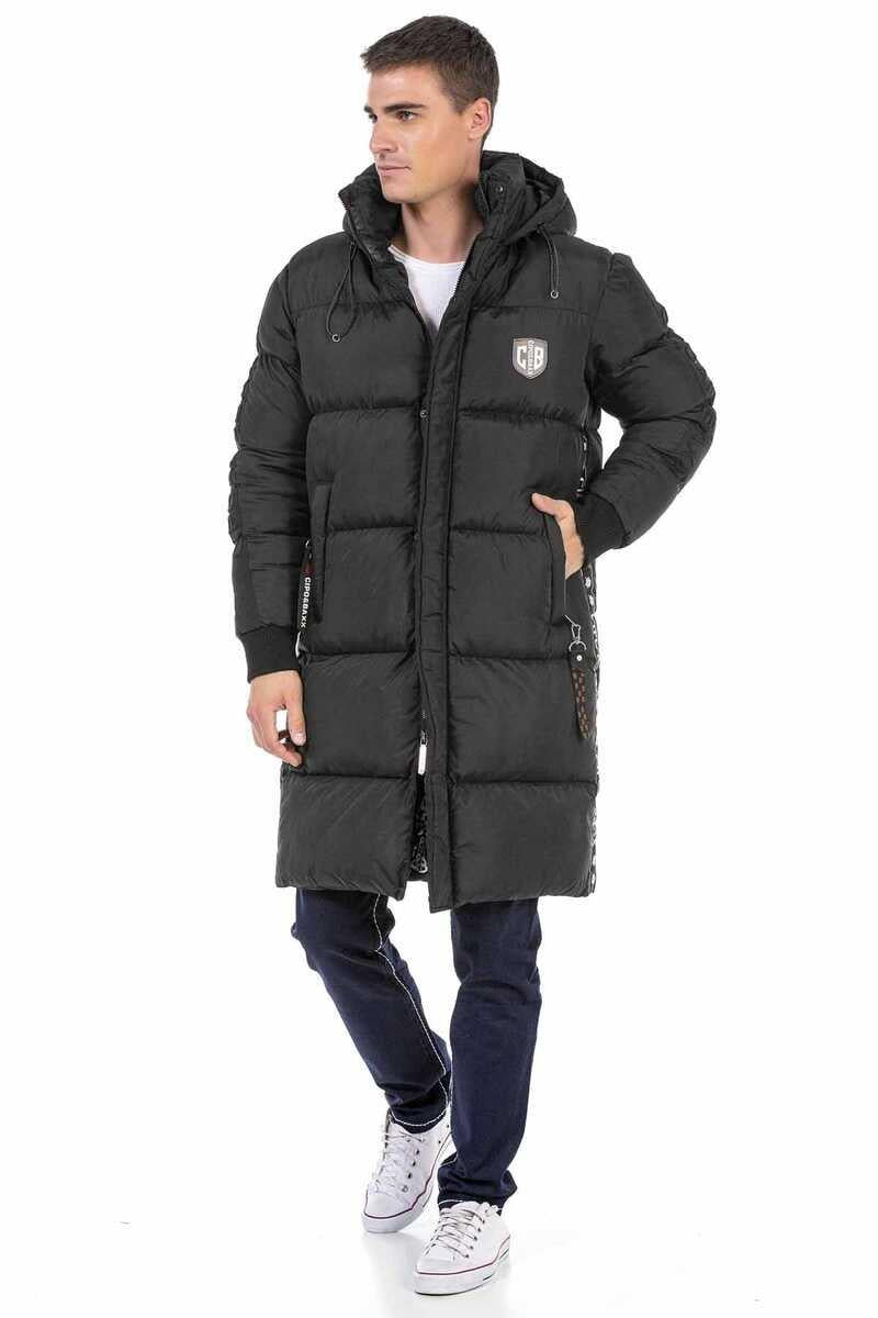 CM195 Men's Winter Jacket – with detachable hood & functional details