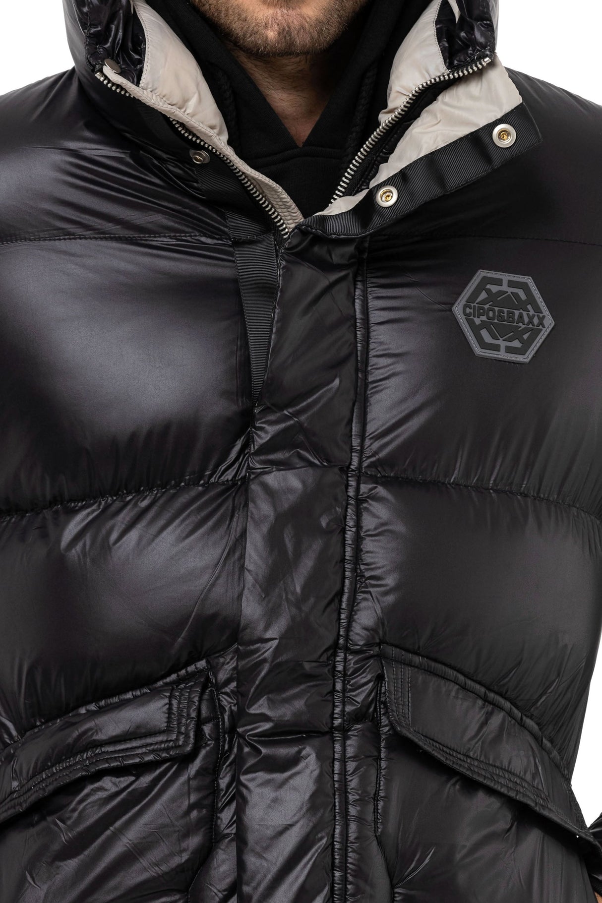 CM219 Men's Winter Jacket – Long Cut & Extra Warm | For Extreme Cold with Insulated Hood