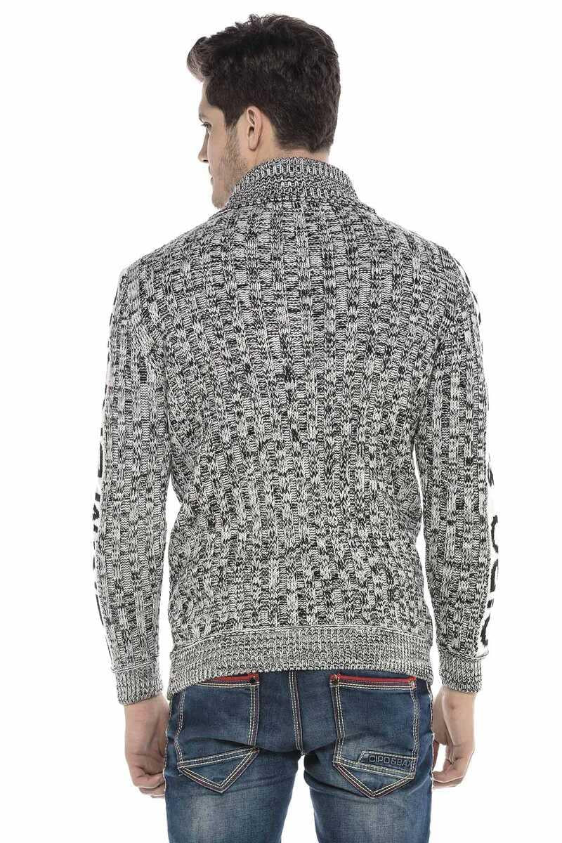 CP216 BURGUNDY MEN'S SWEATER
