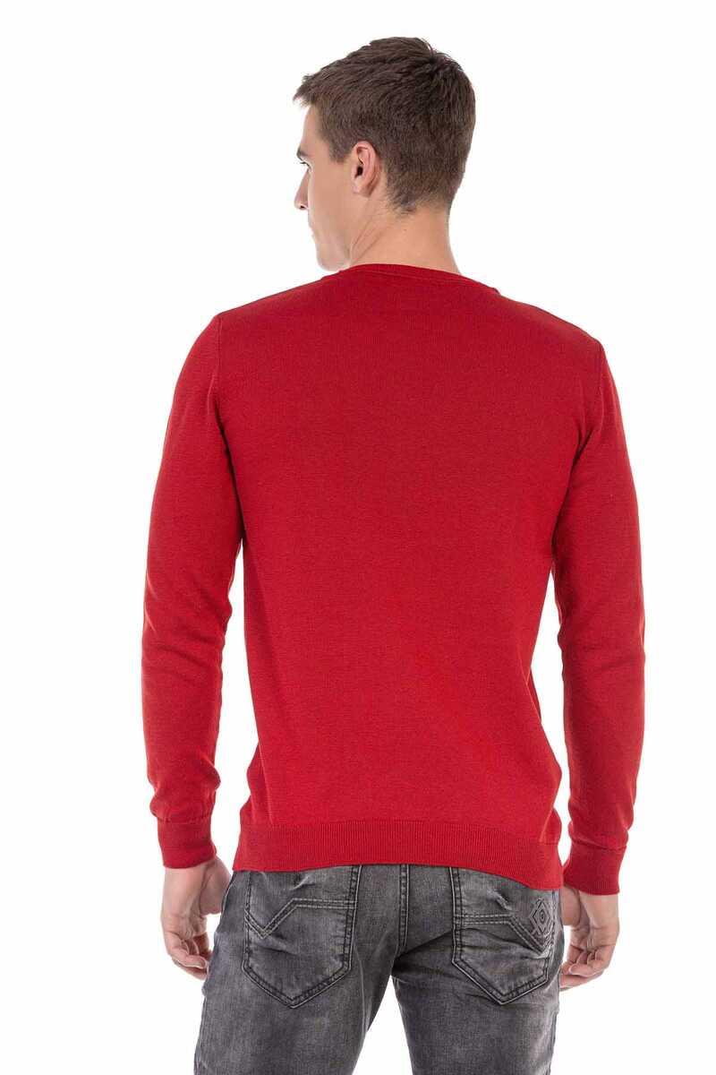 CP242 Men's V-neck sweater – Modern knit sweater for style-conscious men