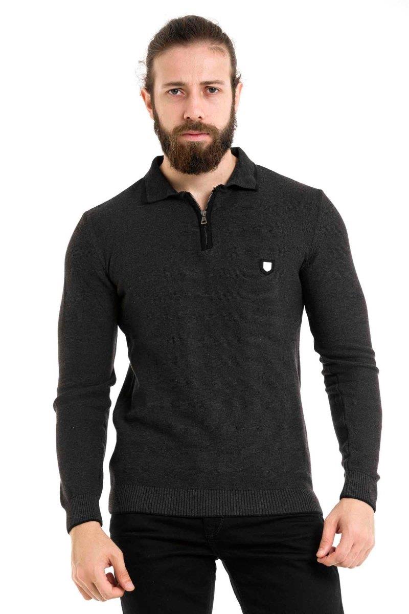 CP278 Men's knit sweater in a modern look