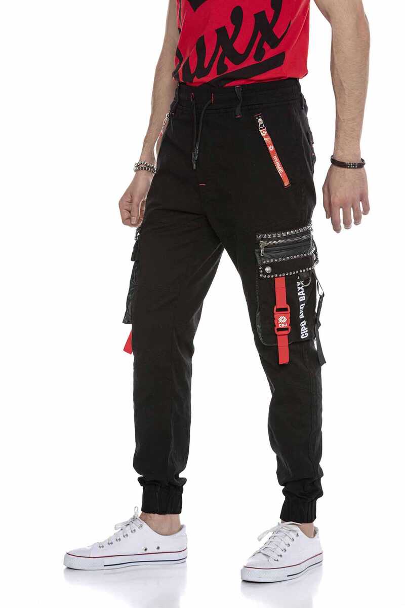 CR132 BLACK MEN'S JOGGING PANTS