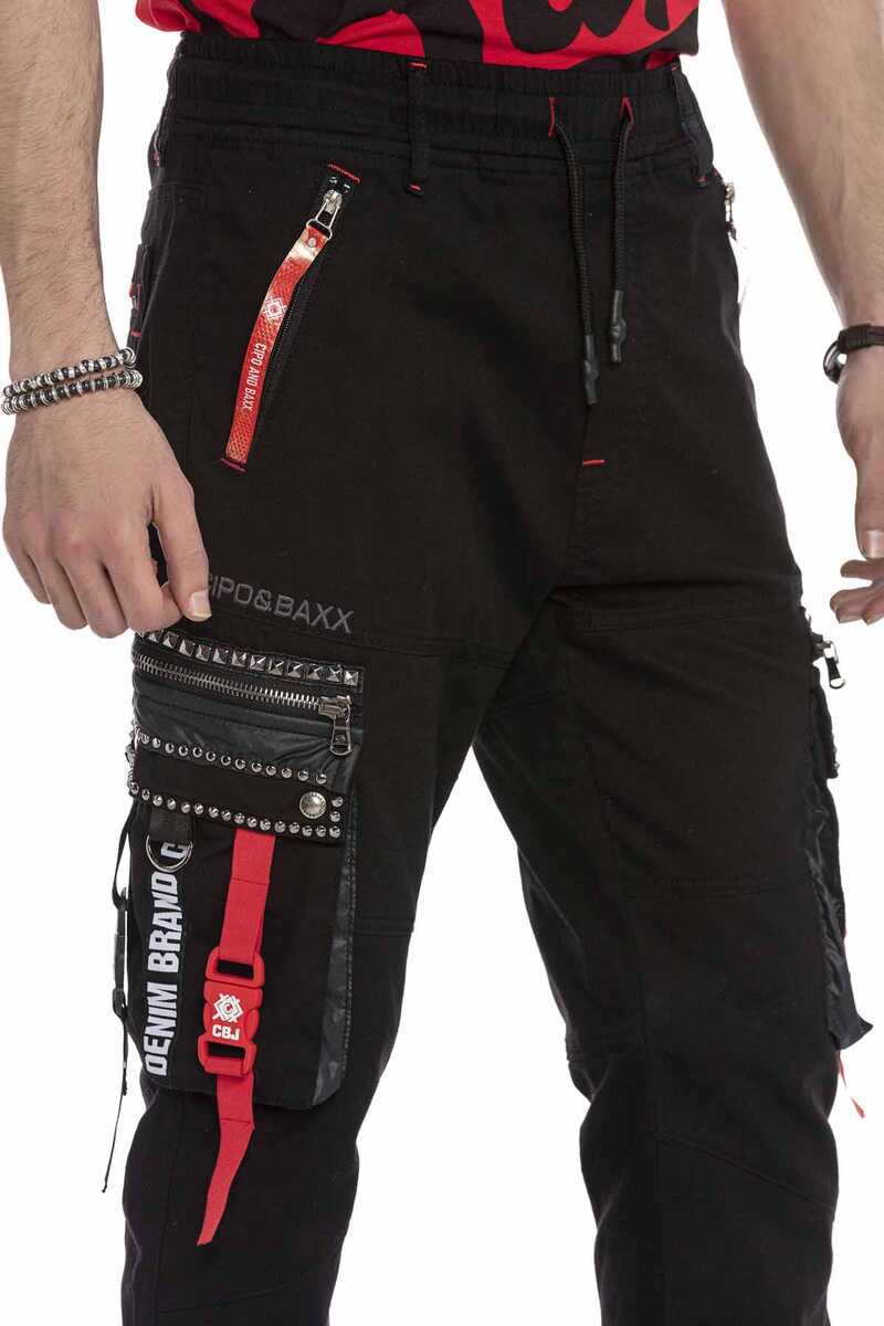 CR132 BLACK MEN'S JOGGING PANTS