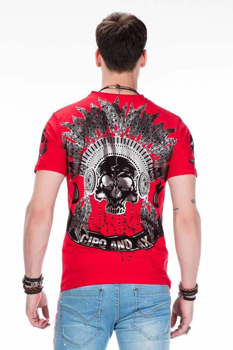 CT409 Men's T-shirt with all-over print