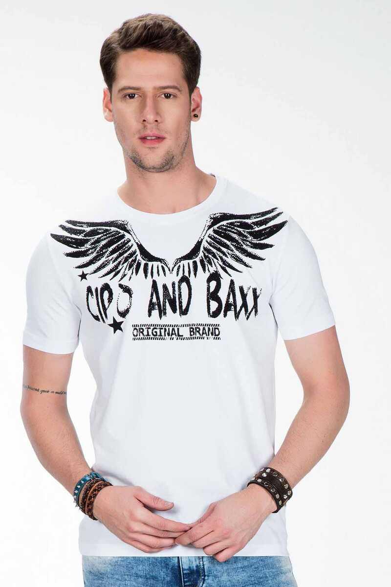 CT411 Men's T-shirt with gemstone print
