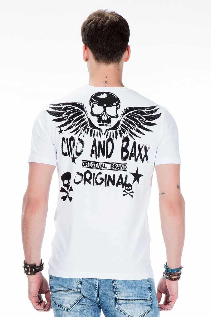 CT411 Men's T-shirt with gemstone print