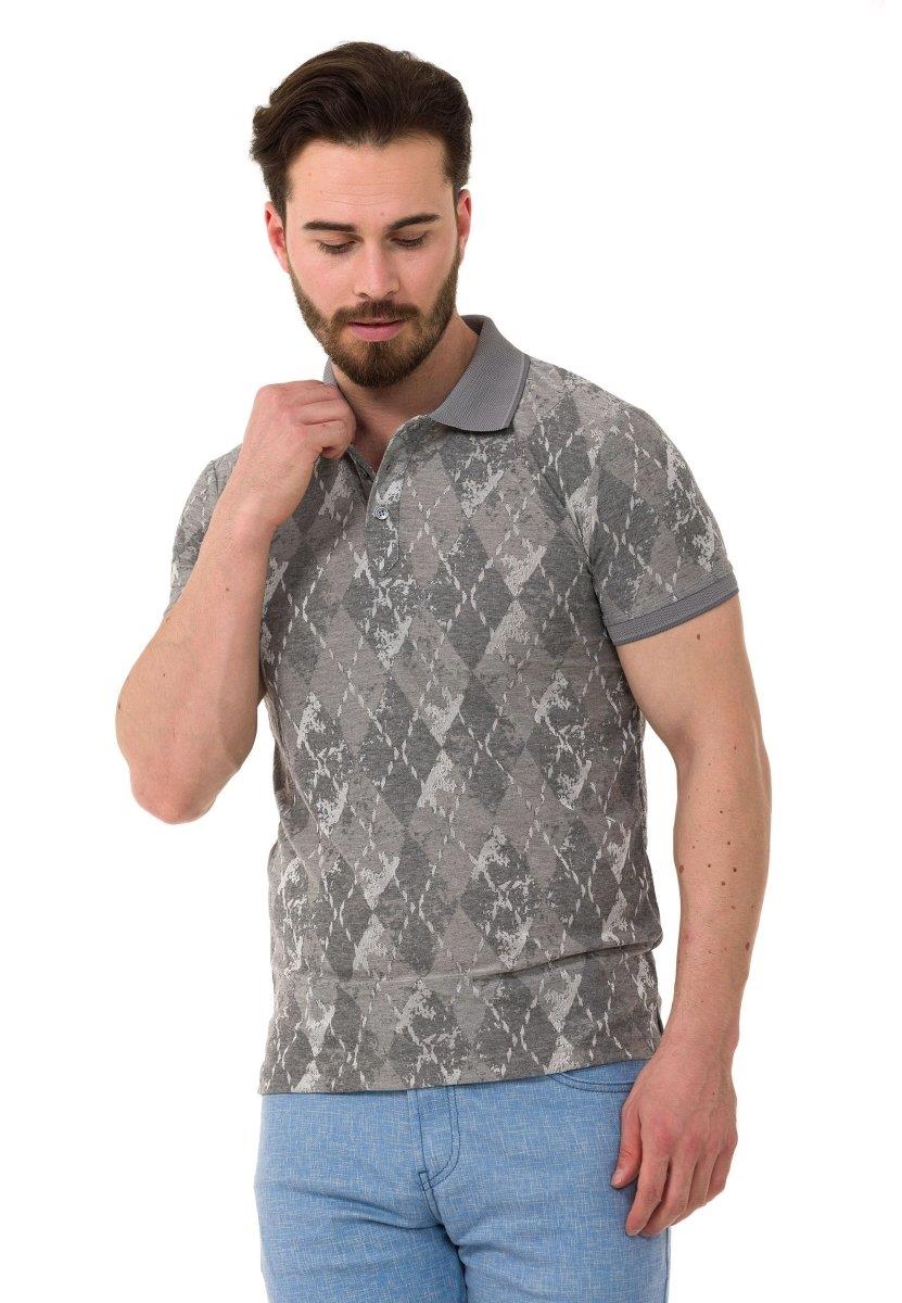 CT452 Men's slim-fit polo shirt