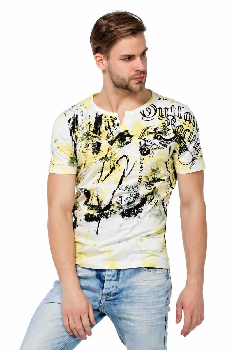 CT457 Men's T-shirt with cool design prints