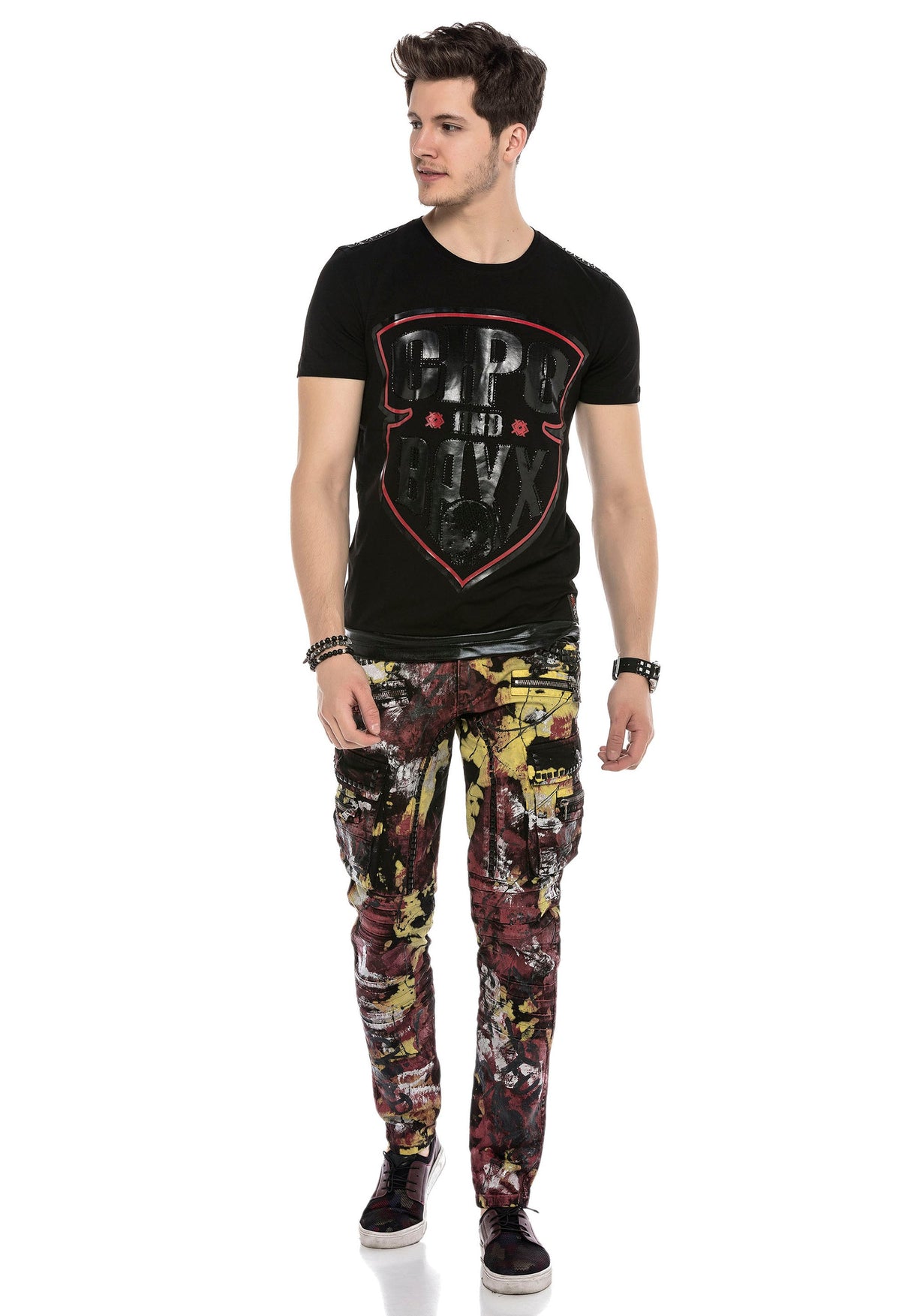 CT539 men's T-shirt with cool logo motif