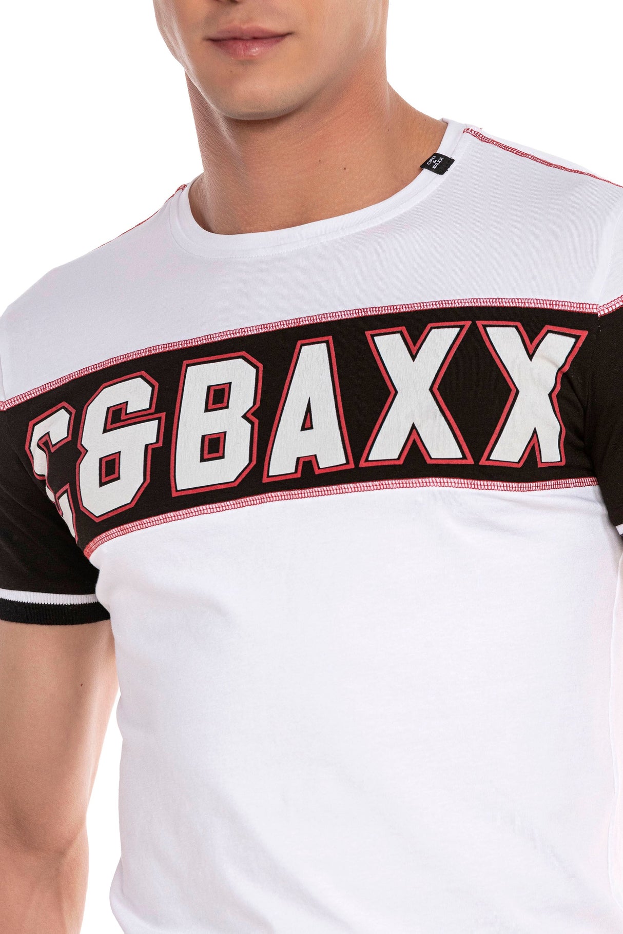 CT631 Men's T-shirt with eye-catching print