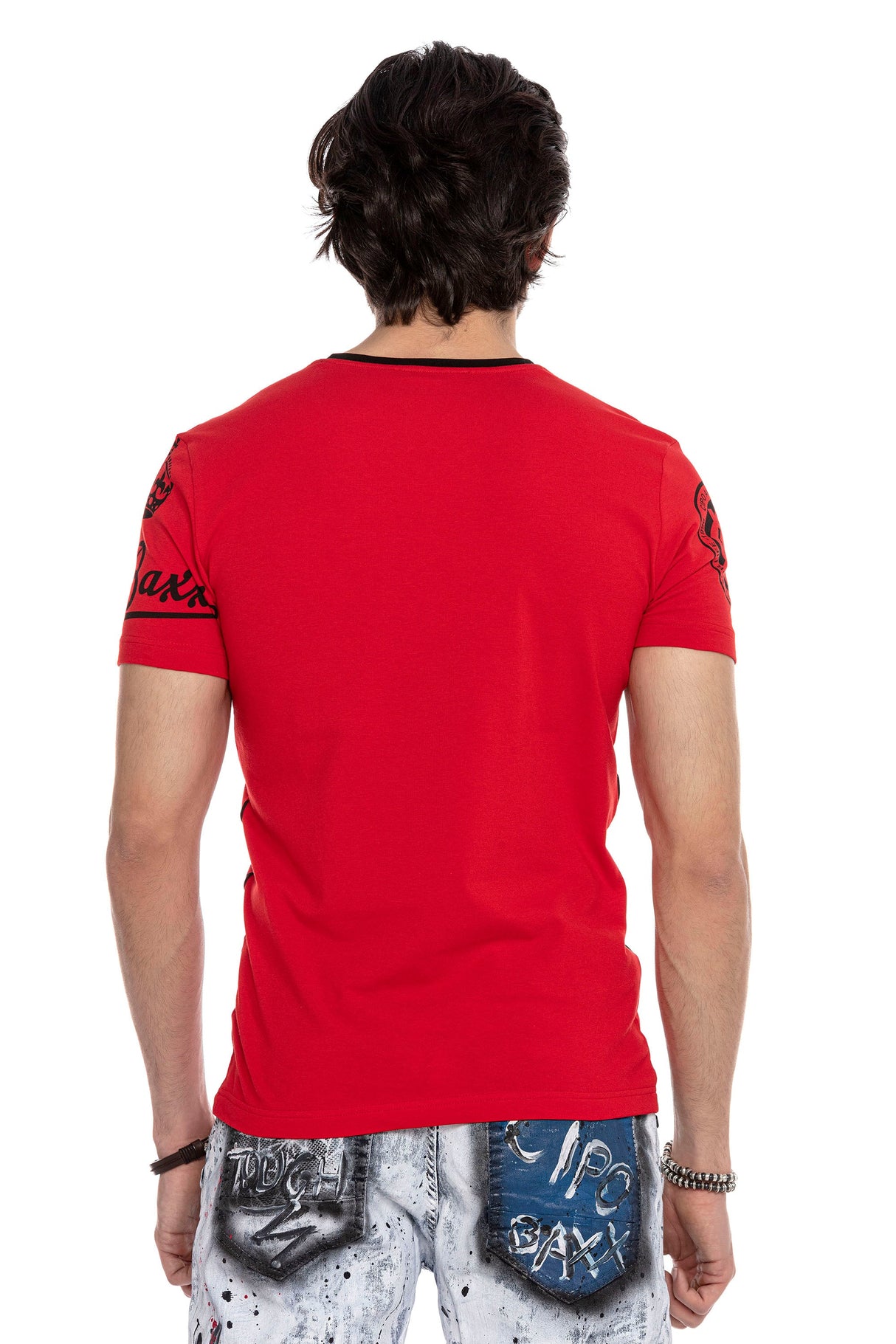 CT635 men's T-shirt with cool brand front print