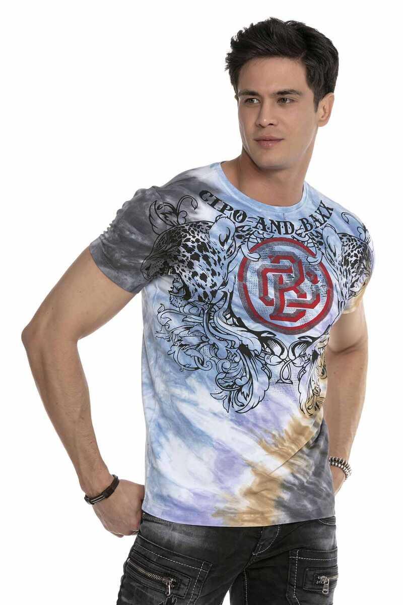 CT643 Men's T-shirt with trendy print