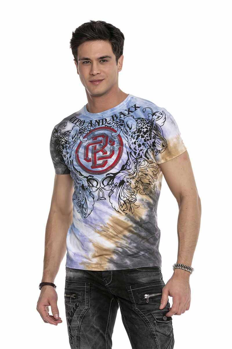 CT643 Men's T-shirt with trendy print