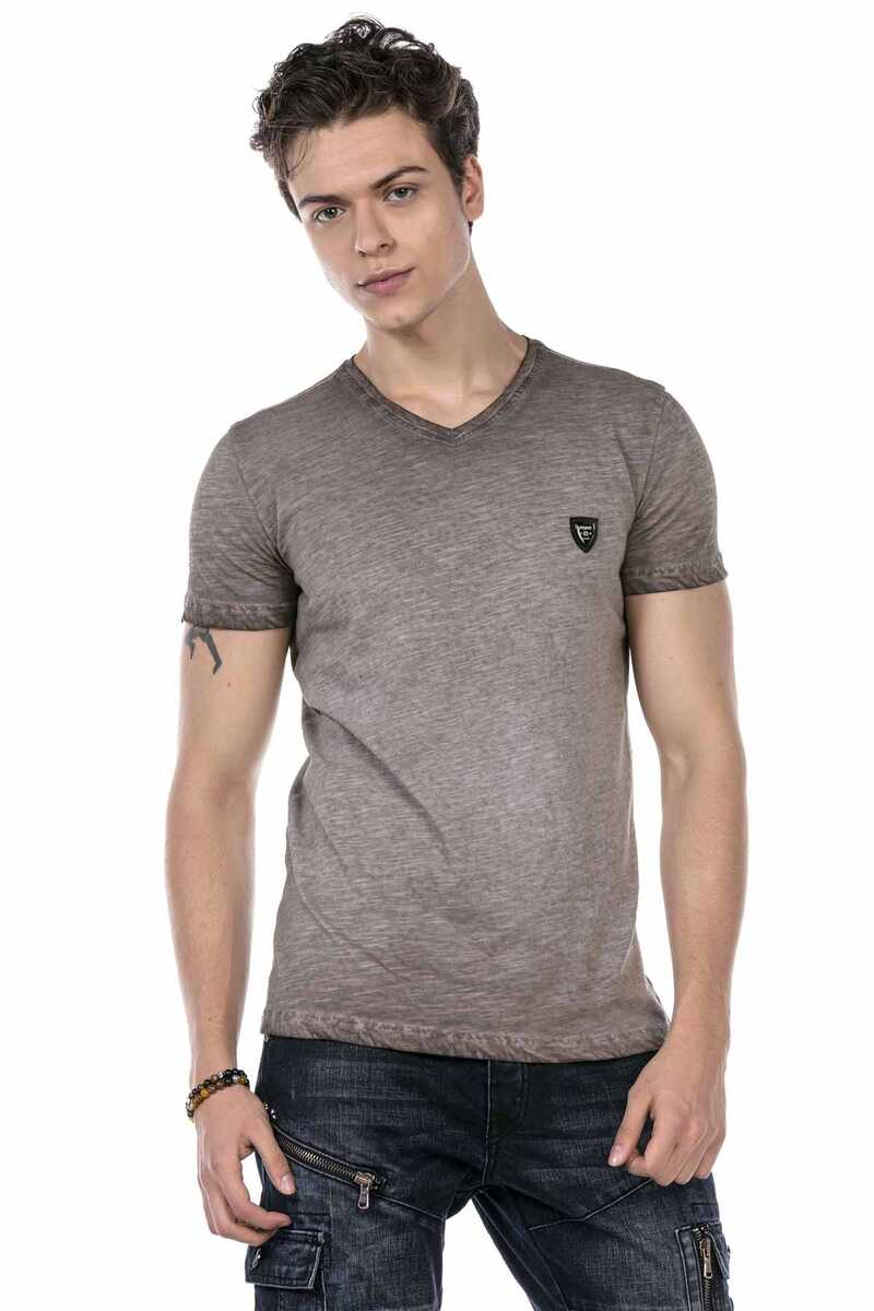 CT647 men's T-shirt in mottled design