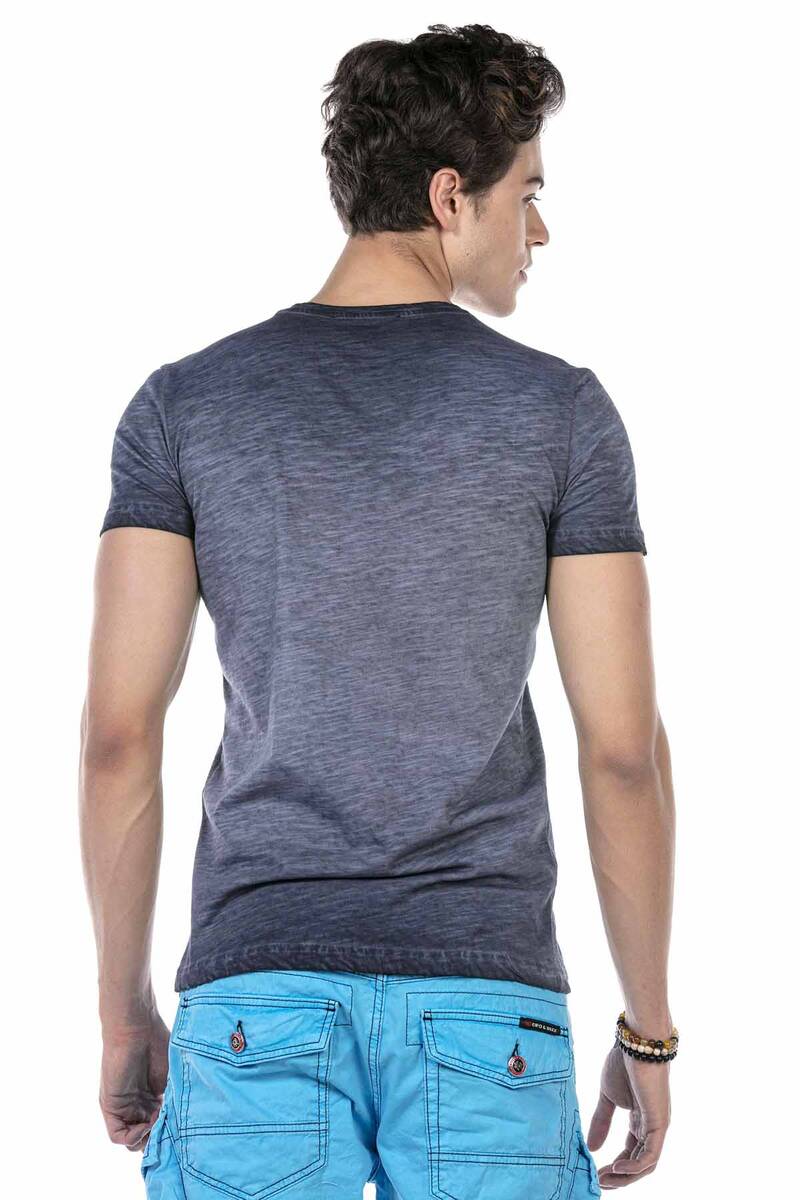 CT647 men's T-shirt in mottled design