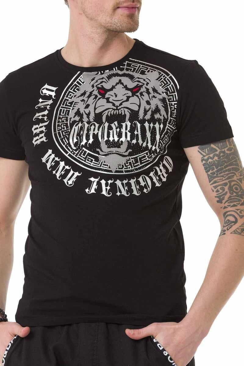CT676 Men's T-shirt with large front print