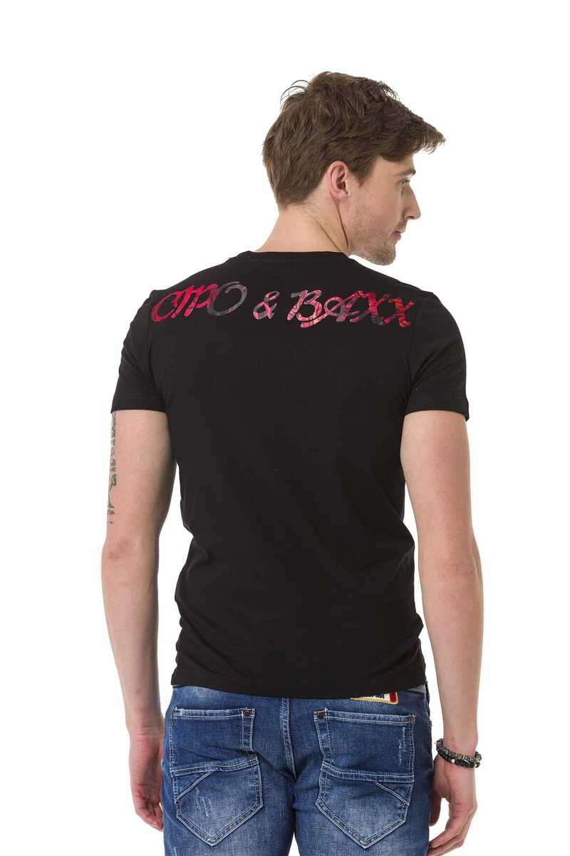 CT679 Men's T-shirt with large front print
