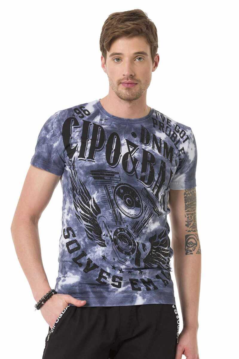 CT687 Men's T-shirt with cool prints