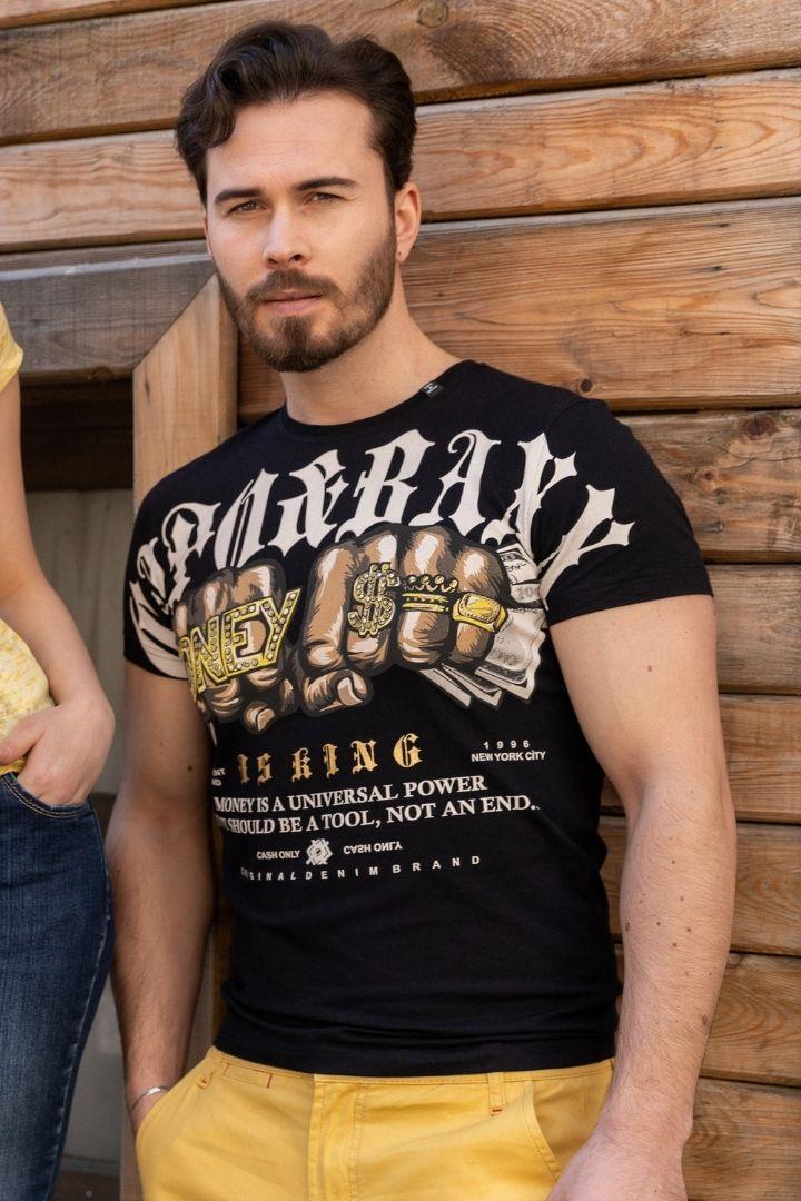 CT714 Men's T-Shirt Gang Style Basic Look