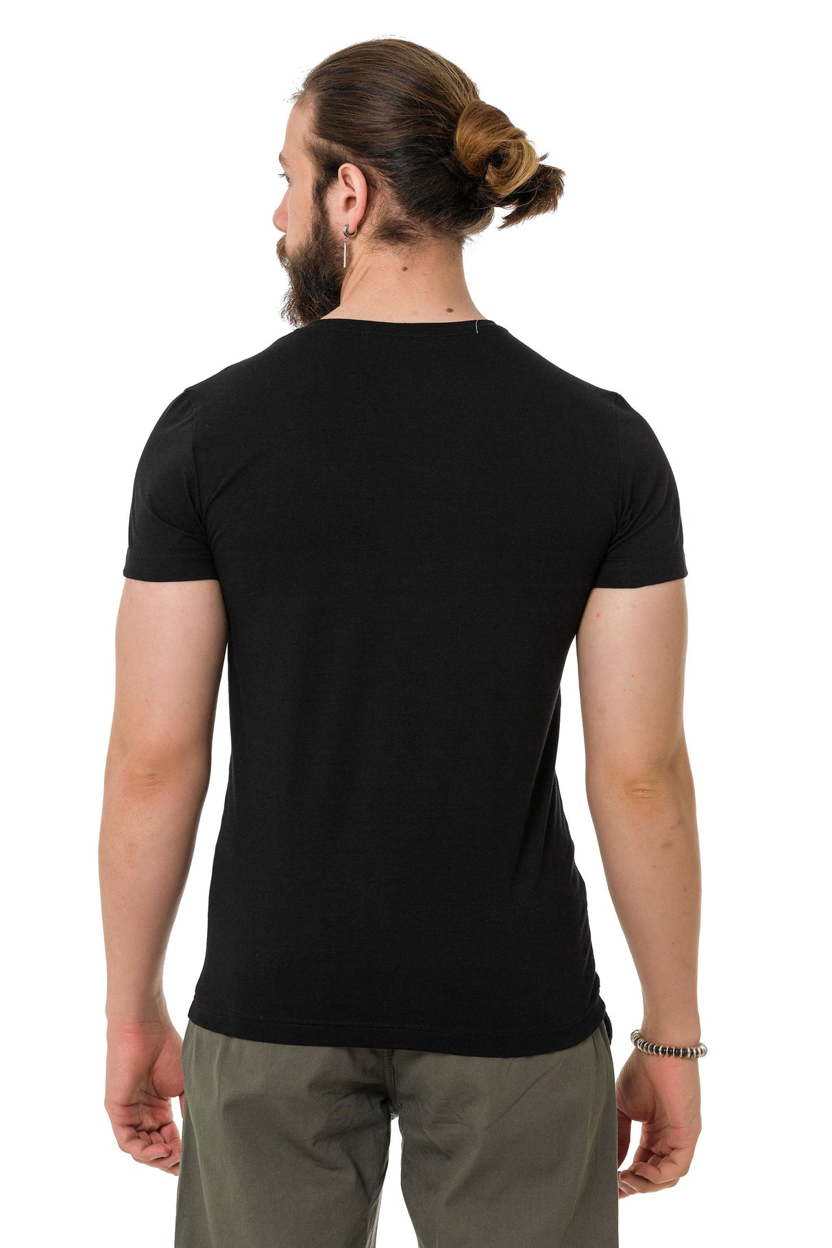 CT718 Men's T-Shirt with Panther Print