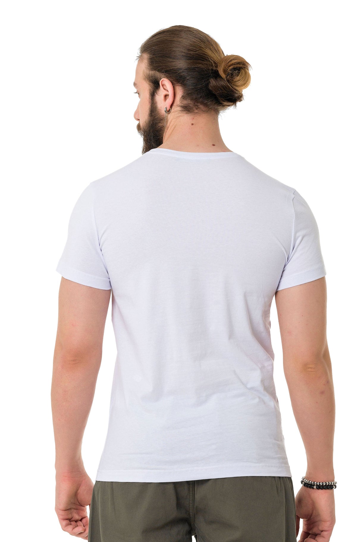 CT718 Men's T-Shirt with Panther Print