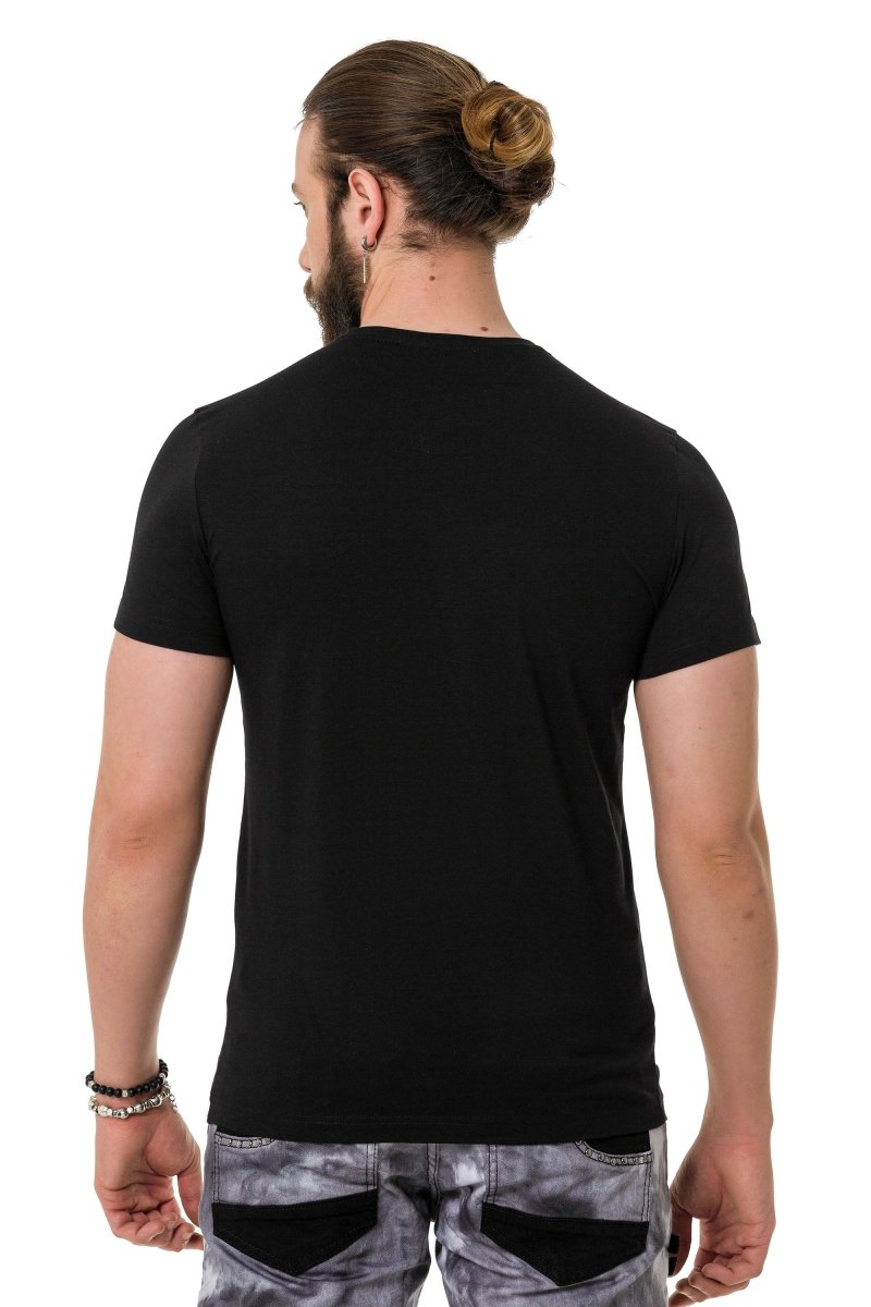 CT720 Men's T-shirt with trendy hologram design prints