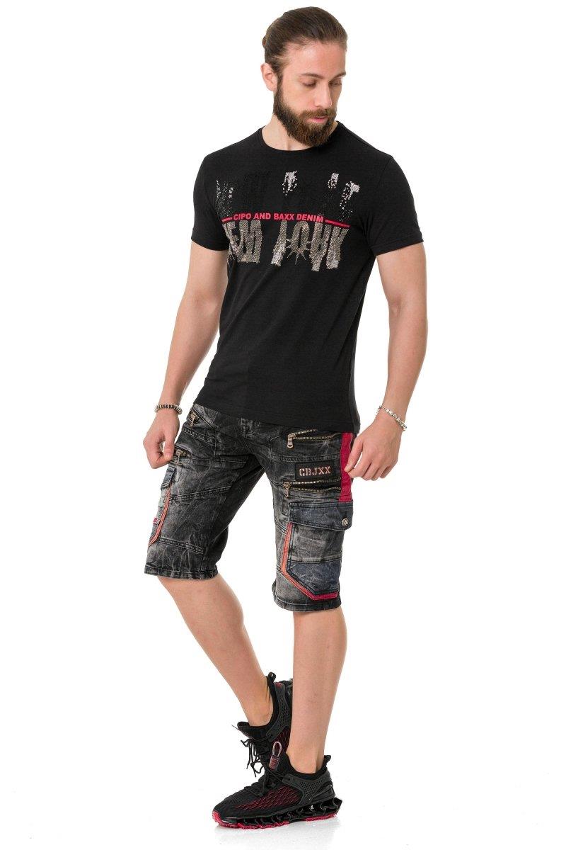 CT733 Men's T-shirt with cool city motif