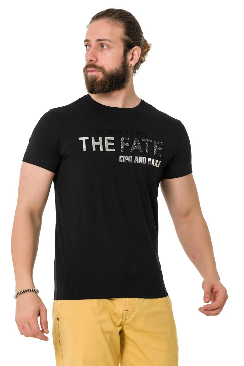 CT735 Men's T-shirt with stylish chest print