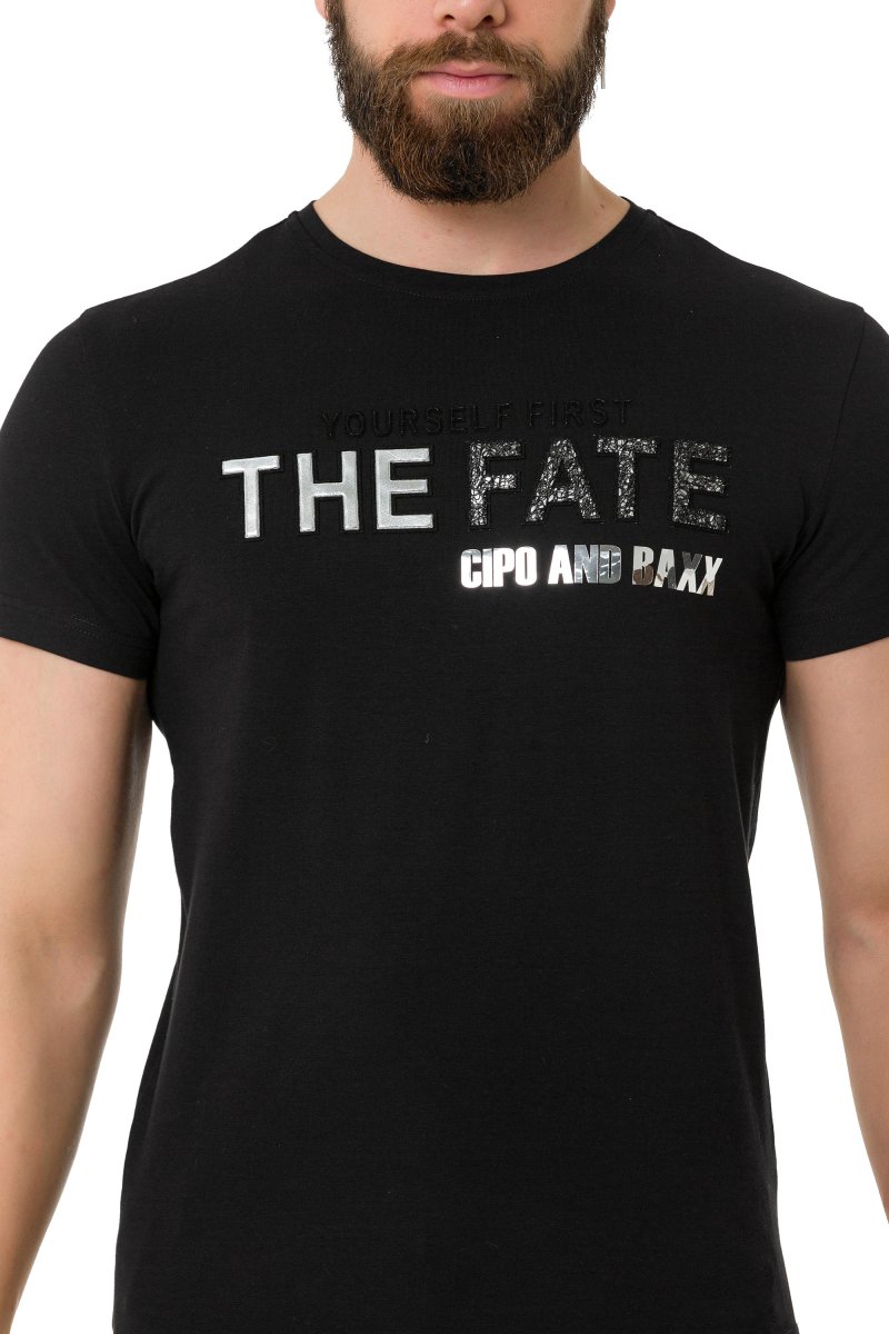 CT735 Men's T-shirt with stylish chest print