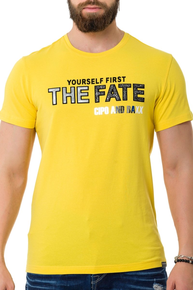 CT735 Men's T-shirt with stylish chest print