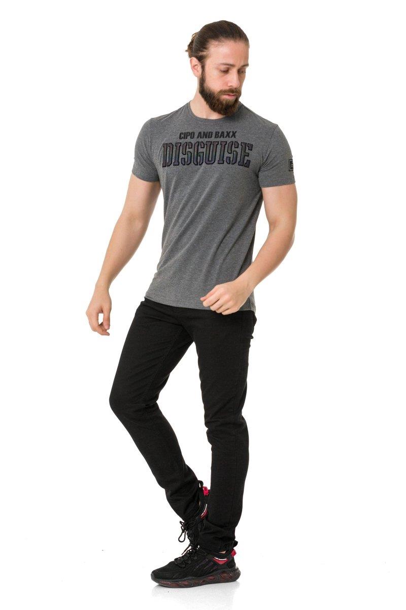 CT737 Men's T-shirt with Stealth embossing